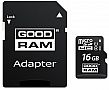   Goodram microSDHC M1AA 16GB UHS-I Class 10 + SD-adapter (M1AA-0160R12)