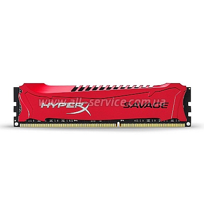  8Gb KINGSTON HyperX OC DDR3, 2133Mhz CL11 Savage Red (HX321C11SR/8)