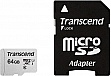   TRANSCEND microSDXC 300S 64GB UHS-I U1 +  (TS64GUSD300S-A)