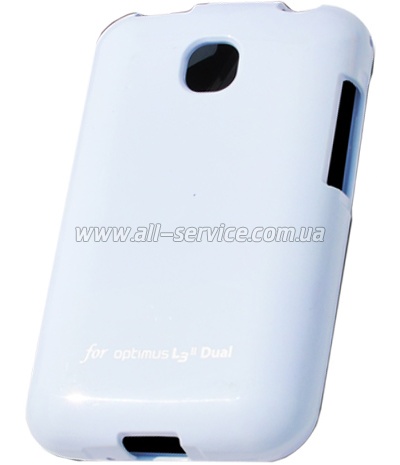  VOIA LG Optimus L3II Dual - Jelly Case (White)
