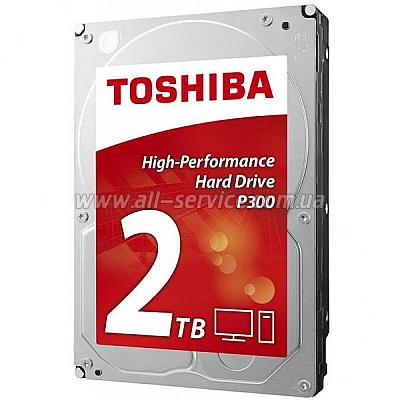  2TB TOSHIBA HDD SATA 7200RPM 6GB/S/64MB (HDWD120UZSVA)