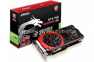  MSI GeForce GTX960 4GB DDR5 (GTX_960_GAMING_4G)