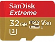   SANDISK microSDHC 32GB ExtremeAction A1 C10 V30 UHS-I U3 (SDSQXAF-032G-GN6AA)