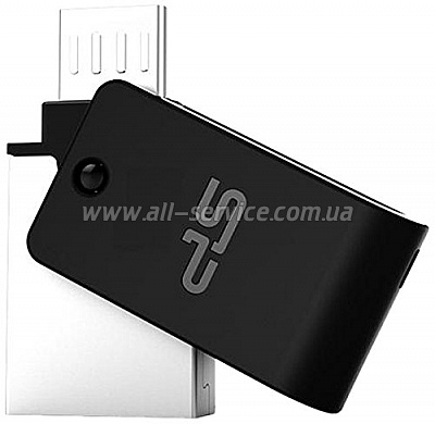  32GB SILICON POWER Mobile X21 OTG, Black (SP032GBUF2X21V1K)