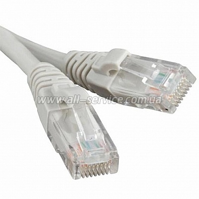  ATCOM UTP, RJ45, Cat.5e patchcord molded, 2m, grey (4963)