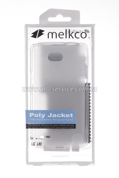  MELKCO LG L80 Dual/D380 Poly Jacket TPU Transparent