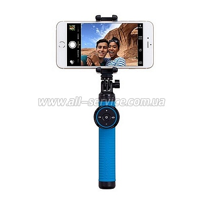  MOMAX Selfie Hero Bluetooth Selfie Pod 70cm Blue/Black (KMS6D)