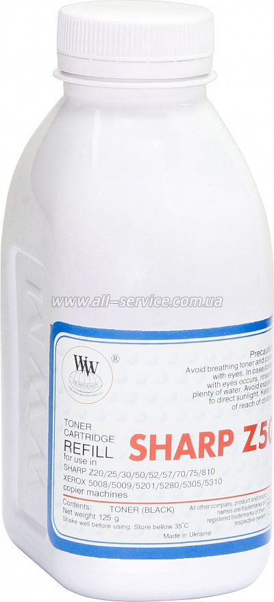  WWM Sharp Z20/ Z25/ Z30/ Z50/ Z52/ Z55/ Z57/ Z70/ Z75/ Z77  125 (TB10)
