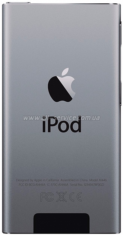 MP3  Apple A1446 iPod nano 16GB Space Gray (MKN52QB/A)