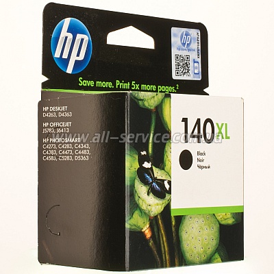  HP 140XL PSC J5783 OJ black (CB336HE)