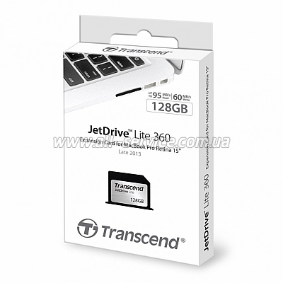 SSD  Transcend JetDrive Lite 128GB Retina MacBook Pro 15" Late2013 (TS128GJDL360)