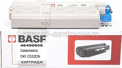  BASF  OKI C532/ 542/ MC563/ 573  46490608 Black (BASF-KT-46490608)