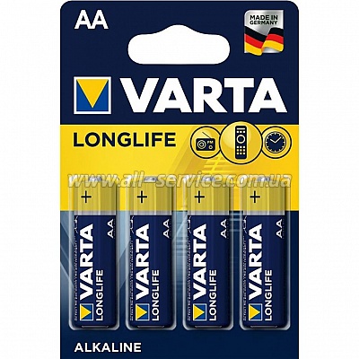  Varta AA Longlife LR6 * 4 (04106101414)