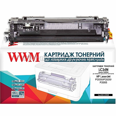  WWM  HP LJ P2035/ 2055  CE505A (LC34N)