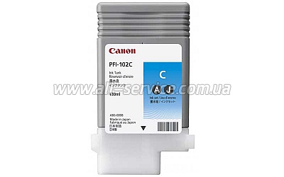  Canon PFI-102C cyan iPF500/ 600/ 700 (0896B001)