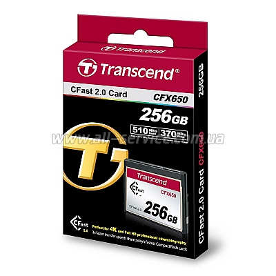   256GB Transcend CFast X650 (TS256GCFX650)