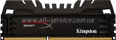  2x4Gb KINGSTON HyperX OC KIT DDR3, 1866Mhz CL10 Beast Series (KHX18C10T3K2/8)