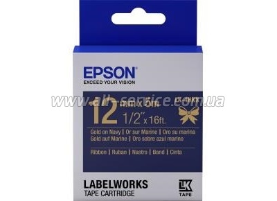  Epson LK4HKK LW-300/ 400/ 400VP/ 700 Ribbon Gold/Navy 12mm/5m (C53S654002)