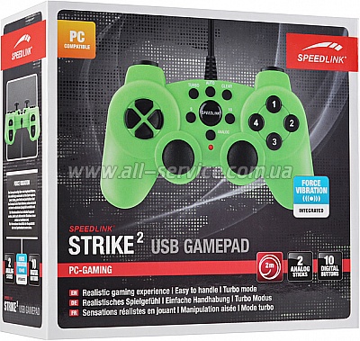  SPEED LINK PC Strike2, green (SL-6535-SGN)