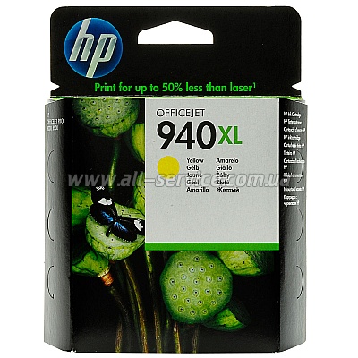  HP 940 OJPro 8000/ 8000 XL Yellow C4909AE