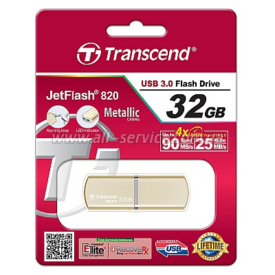  32GB Transcend JetFlash 820 Gold (TS32GJF820G)