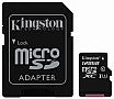   128GB Kingston microSDXC C10 UHS-I + SD  (SDCS/128GB)