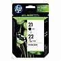  HP  21/ 22 Black/ Tri-color Combo Pack (SD367AE)