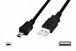  USB 2.0 (AM/ miniB 5pin) DIGITUS 5.0 Black/ ,  bulk (AK-300108-050-S)