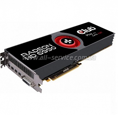 Видеокарта Club-3D RHD6990 4096MB GDDR5 256bit (CGAX-69996) Видеокарта Club-3D RHD6990 4096MB GDDR5 256bit (CGAX-69996)
