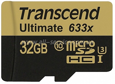  32GB Transcend Ultimate microSDHC Class 10 UHS-I U3 (TS32GUSDU3)