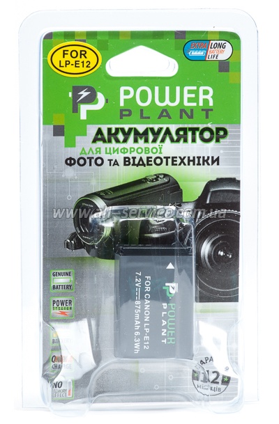  PowerPlant Canon LP-E12 (DV00DV1311)