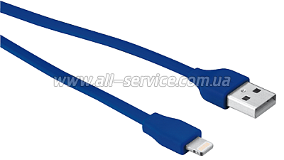   TRUST Lightning/ USB URBAN REVOLT FLAT 20cm blue (20132)
