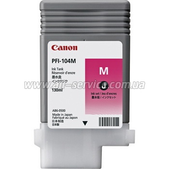  Canon PFI-104M (magenta) iPF500/ 600 (3631B001)