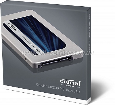 SSD  2.5" Crucial MX300 525GB SATA TLC (CT525MX300SSD1)