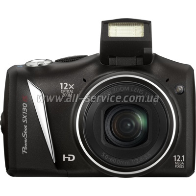   Canon PowerShot SX130 IS Black (4345B019)