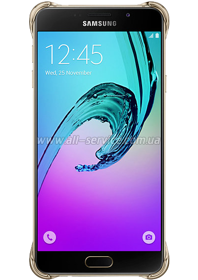  Samsung Clear Cover EF-QA710CFEGRU Gold  Galaxy A7/2016
