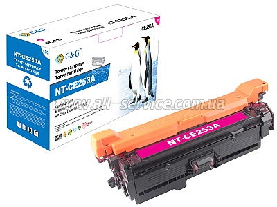  G&G  HP Color LaserJet CP3525n/ CP3520/ CM3530fs/ Canon LBP7780Cx/ 732 Magenta (G&G-CE253A)