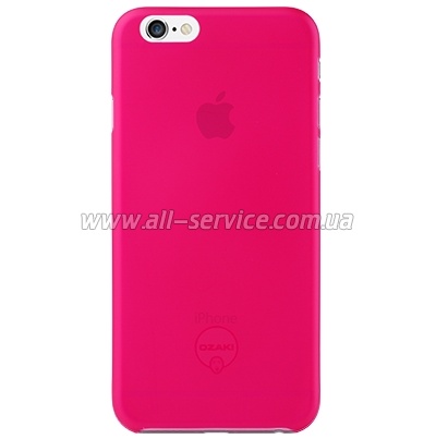  OZAKI O!coat-0.3-Jelly iPhone 6 Pink (OC555PK)