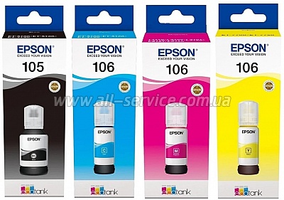  Epson 105/ Epson 106 Epson L7160/ 7180 B/C/M/Y (SET105B/C/M/Y)