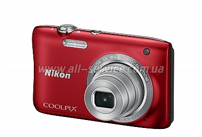   NIKON Coolpix S2900 Red (VNA832E1)