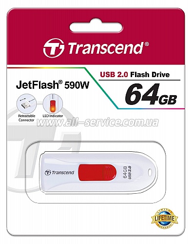  64GB Transcend 590 White (TS64GJF590W)
