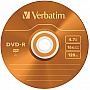  Verbatim DVD-R 4.7 GB/120 min 16x Slim 5 (43557) Color