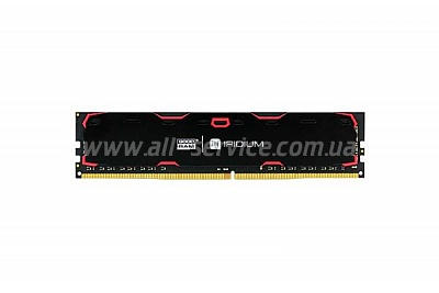  GOODRAM 8Gb DDR4 2400MHz Iridium Black (IR-2400D464L17S/8G)