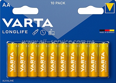  Varta AA LR06 Longlife Extra * 10 (04106101461)