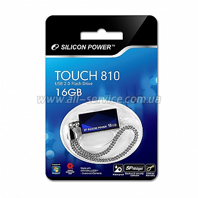  16GB SILICON POWER Touch 810 Blue (SP016GBUF2810V1B)