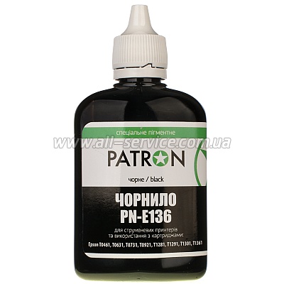  EPSON T1361 (K101) BLACK (90 ) (SOFT ) (PN-E136-379) PATRON