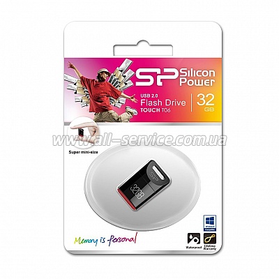  32GB SILICON POWER Touch T06 Black (SP032GBUF2T06V1K)