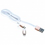  PATRON 2 IN 1 USB AM/ LIGHTNING +MICRO USB (1M)