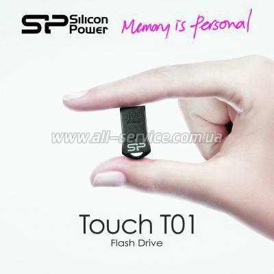  8GB SILICON POWER Touch T01 Black