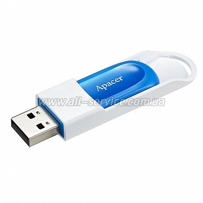  Apacer 64GB AH23A White USB 2.0 (AP64GAH23AW-1)